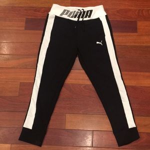 NWT -Black & white Puma work out pants